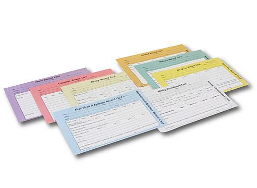 Just Care Beauty Products Beauty Treatment Record Cards Pk/100