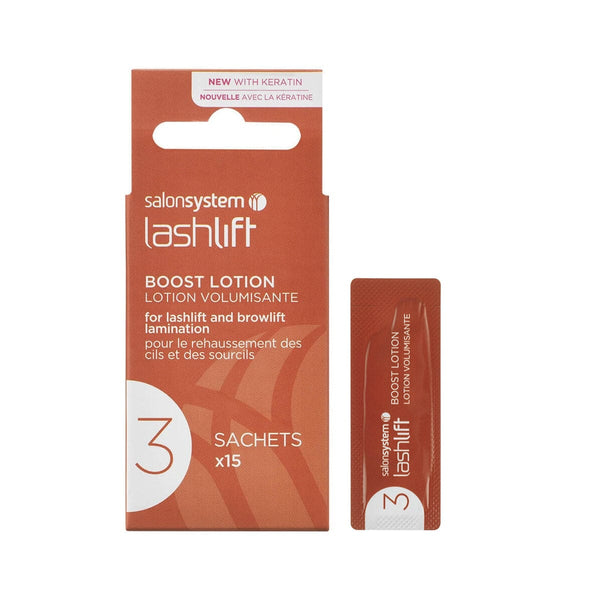 Salon System on sale Salon System Lash and Brow Lift Boost Lotion Sachets, Pack of 15