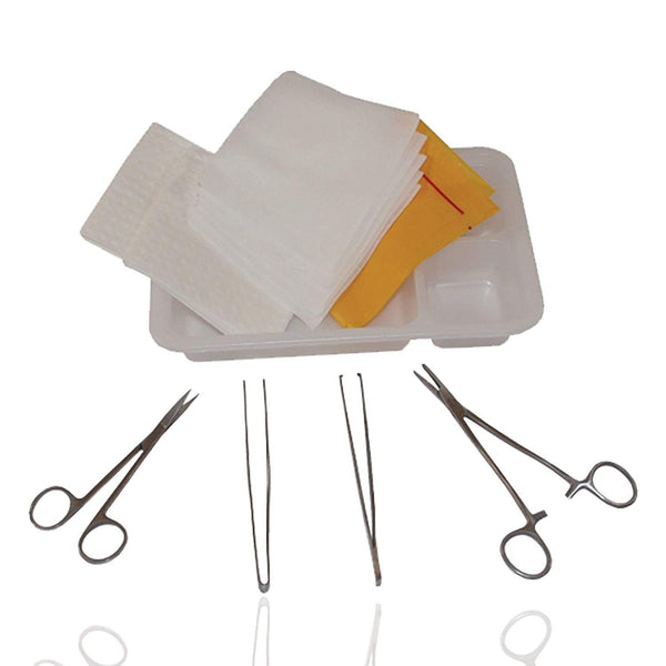 Aesthetic Beauty Supplies Products Single Use Silver Suture Pack Standard Contents
