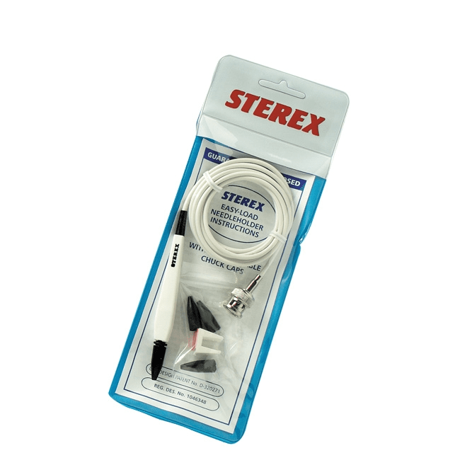 Just Care Beauty Products Sterex Needle Holder F Non Switched White Cable - BNC Connector